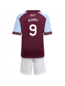 Aston Villa Harvey Elliott #9 Replika Hemmakläder Barn 2025-26 Kortärmad (+ byxor)